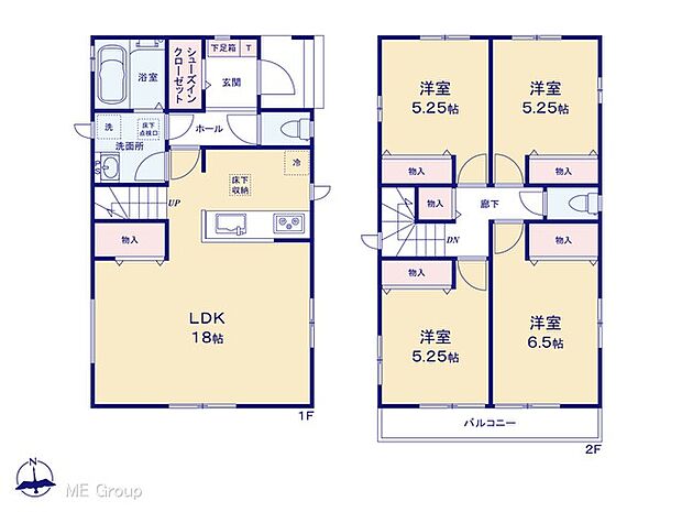 ◆B号棟◆~Floor plan~ 図面と異なる場合は現況を優先
