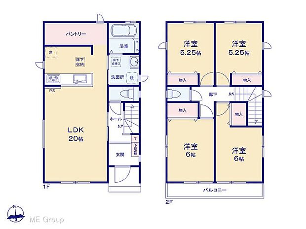 ◆A号棟◆～Floor plan～　図面と異なる場合は現況を優先