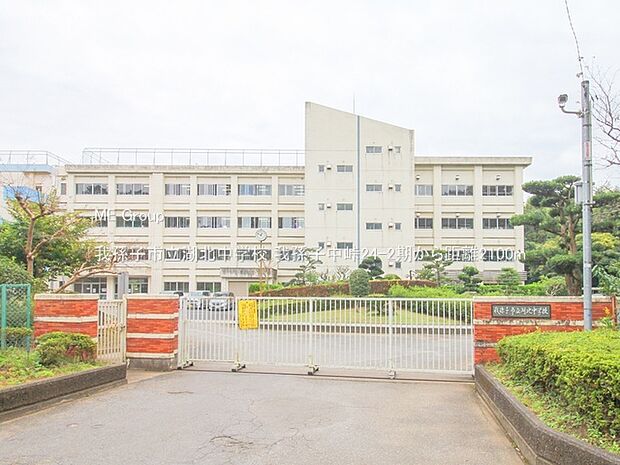 中学校 2100m 我孫子市立湖北中学校