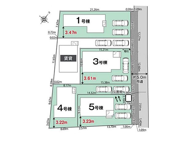 ～Plot map～　図面と異なる場合は現況を優先