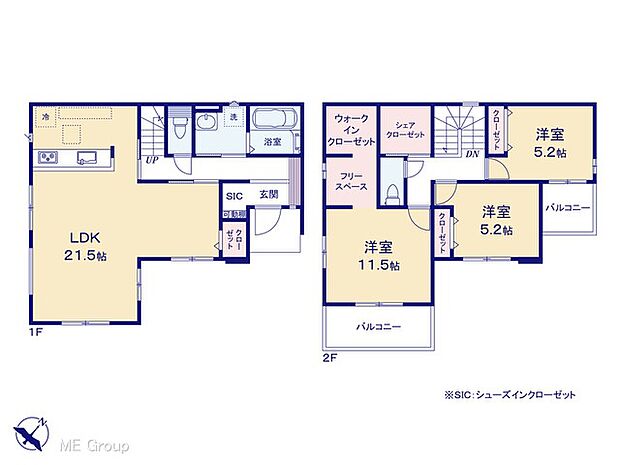～Floor plan～　図面と異なる場合は現況を優先