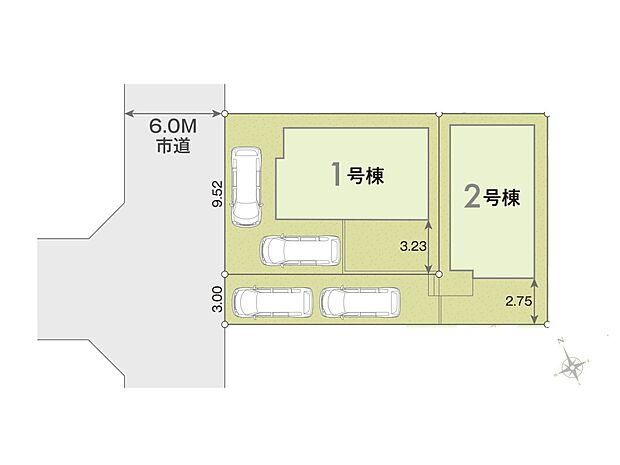 ～Plot map～　図面と異なる場合は現況を優先
