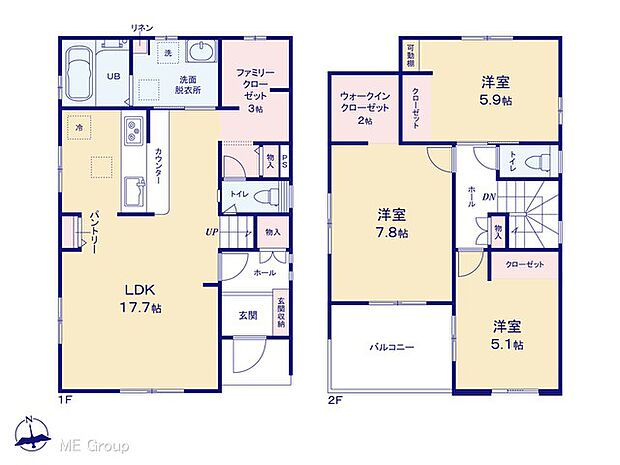 ◆3号棟◆~Floor plan~ 図面と異なる場合は現況を優先