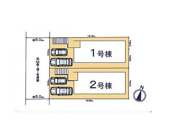 ～Plot map～　図面と異なる場合は現況を優先