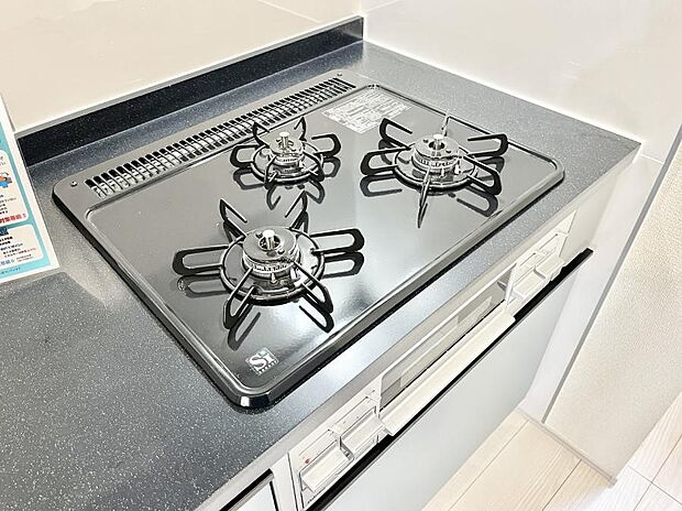 三口ガスコンロでお料理が一気にはかどりそう