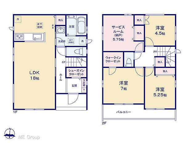 ~Floor plan~ 図面と異なる場合は現況を優先