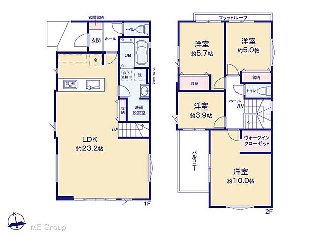 ～Floor plan～　図面と異なる場合は現況を優先