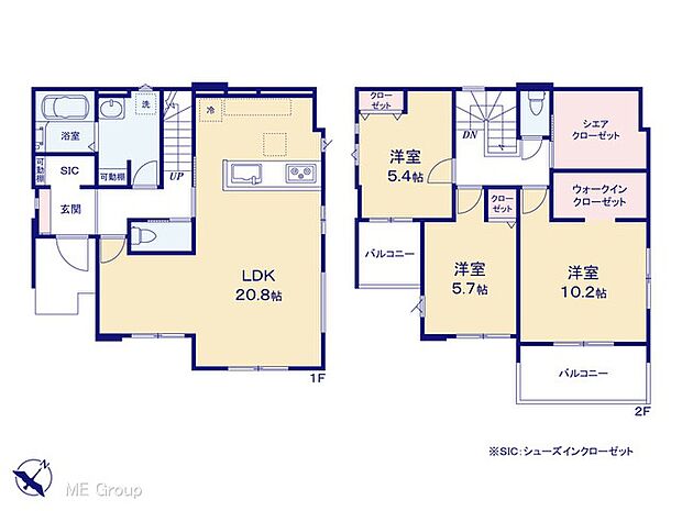 ◆2号棟◆~Floor plan~図面と異なる場合は現況を優先