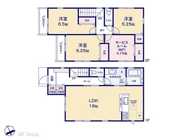 ◆1号棟◆～Floor plan～　図面と異なる場合は現況を優先