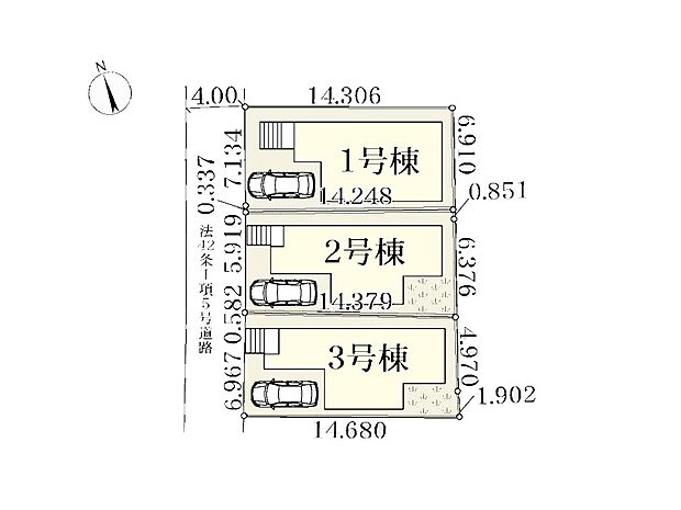 ～Plot map～　図面と異なる場合は現況を優先
