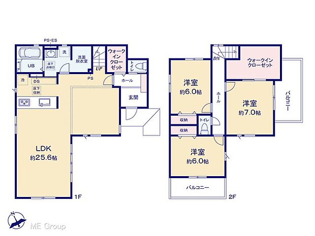 ◆1号棟◆~Floor plan~ 図面と異なる場合は現況を優先