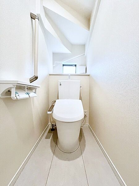 トイレは1階と2階それぞれに配置されていてとても便利です。