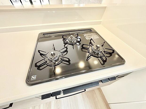 三口ガスコンロでお料理が一気にはかどりそう