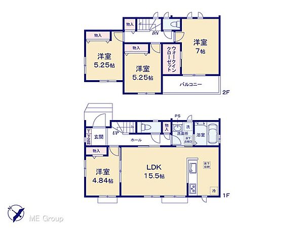 ◆B号棟◆～Floor plan～　図面と異なる場合は現況を優先