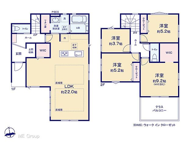 ◆2号棟◆～Floor plan～図面と異なる場合は現況を優先  