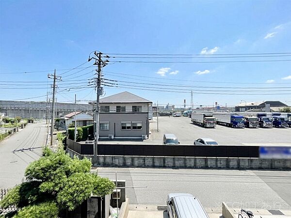 バルコニーからの眺望です。