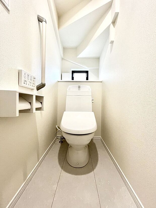 トイレは1階と2階それぞれに配置されていてとても便利です。