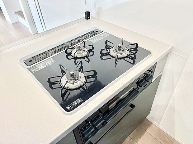 三口ガスコンロでお料理が一気にはかどりそう