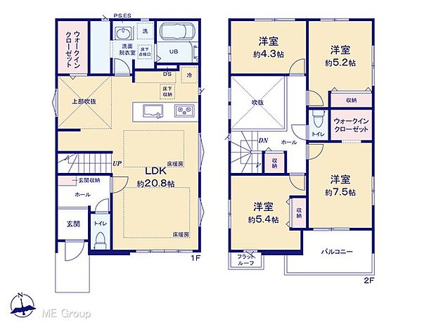 ～Floor plan～　図面と異なる場合は現況を優先