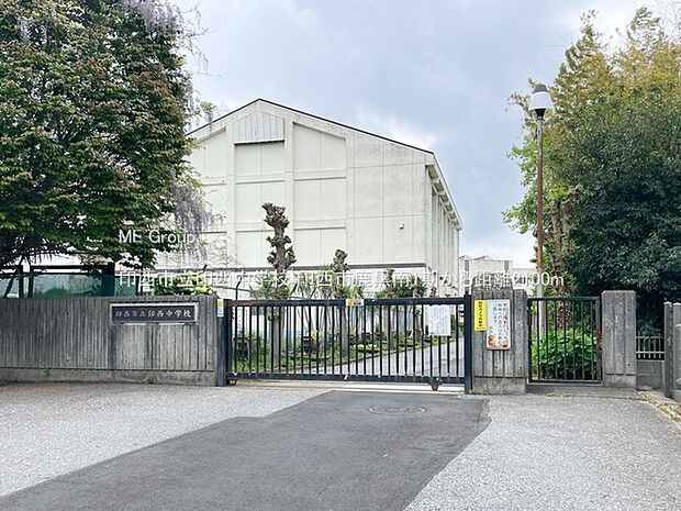 中学校 2100m 印西市立印西中学校
