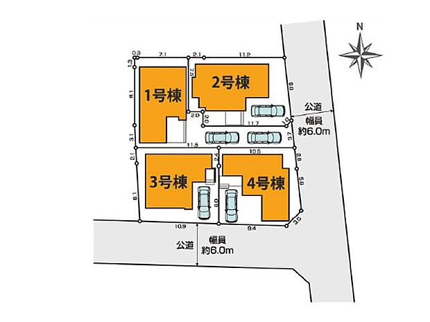 ～Plot map～　図面と異なる場合は現況を優先