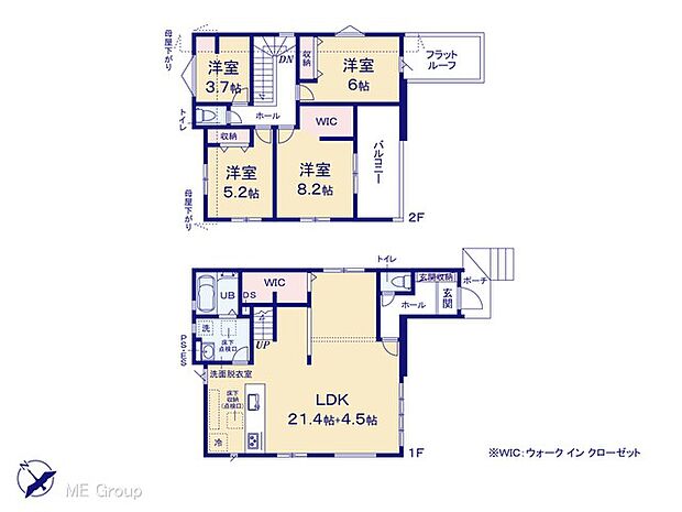 ～Floor plan～　図面と異なる場合は現況を優先