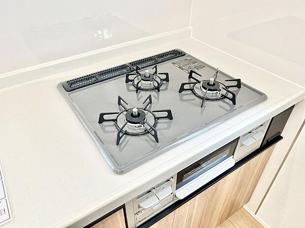 三口ガスコンロでお料理が一気にはかどりそう