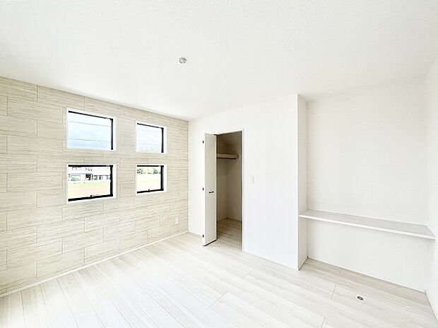 WIC付きのお部屋で充実したプライベート時間を過ごせます。