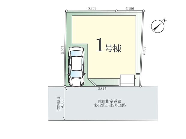 ～Plot map～　図面と異なる場合は現況を優先致します。