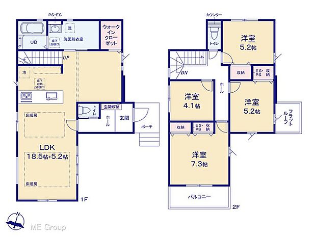 ~Floor plan~図面と異なる場合は現況を優先