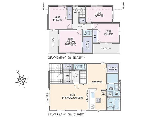 ~Floor plan~ 図面と異なる場合は現況を優先致します。