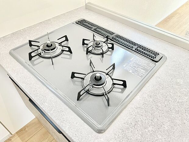三口ガスコンロでお料理が一気にはかどりそう