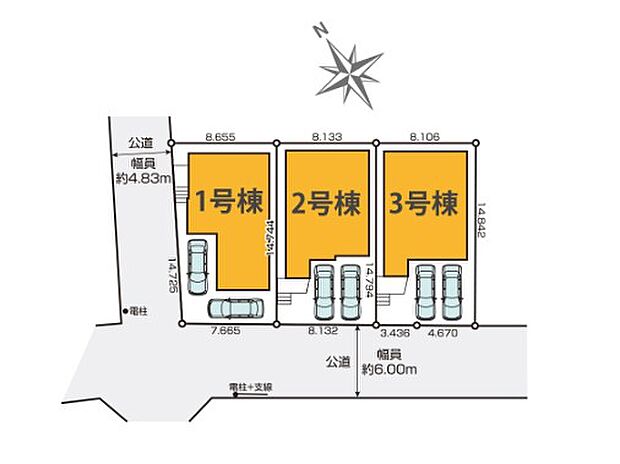 ～Plot map～　図面と異なる場合は現況を優先