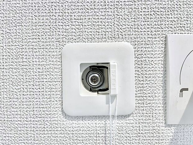 洗面所にガスコンセントを設置!ガス式の衣類乾燥機が使用できますね
