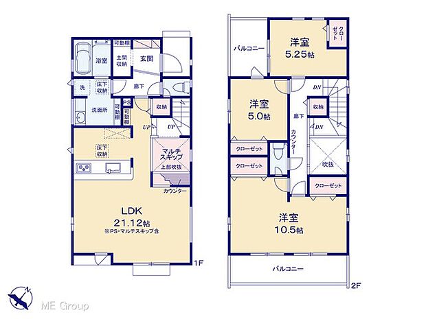 ◆3号棟◆～Floor plan～　図面と異なる場合は現況を優先