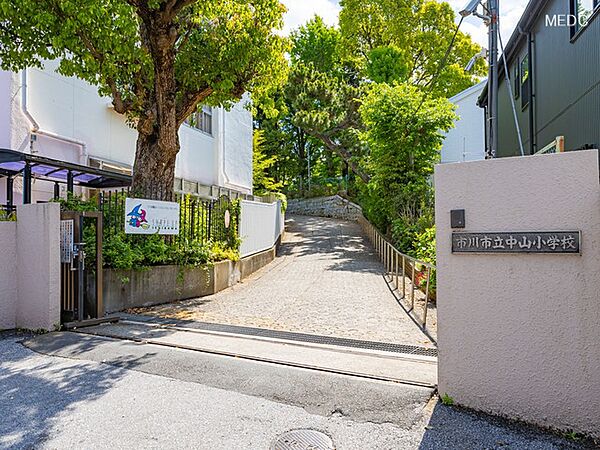 小学校 454m 市川市立中山小学校