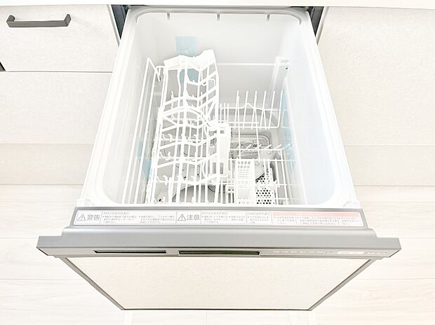◆2号棟◆面倒なお片づけは食洗機にお任せ!家事の負担が減って、時間にも気持ちにもゆとりができます。