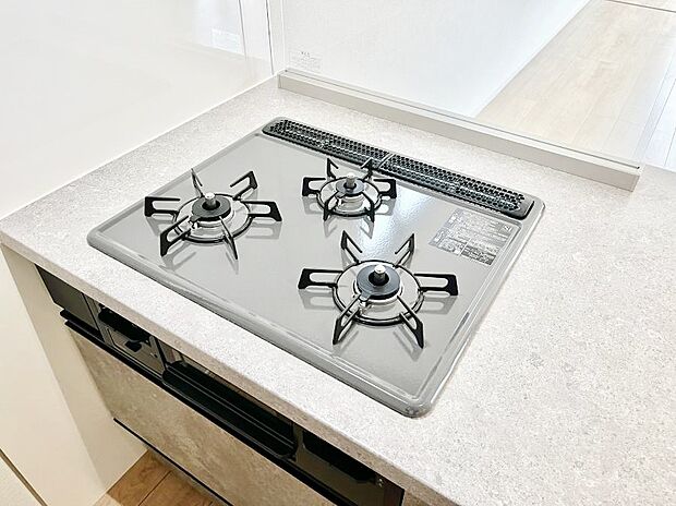三口ガスコンロでお料理が一気にはかどりそう
