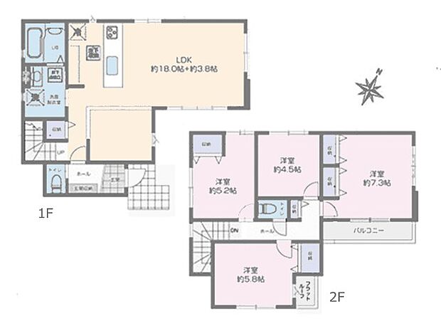 ~Floor plan~ 図面と異なる場合は現況を優先致します。