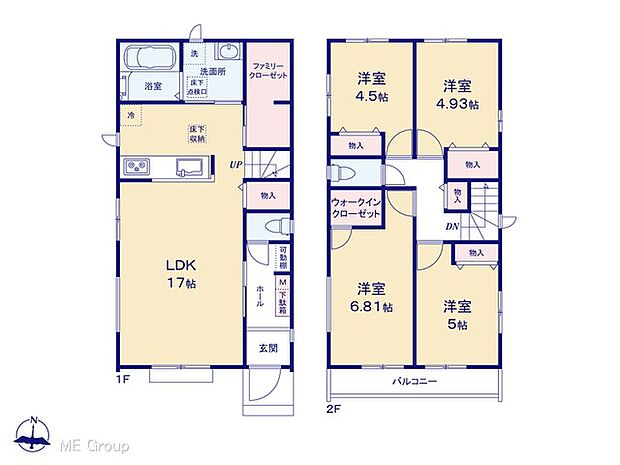 ◆F号棟◆~Floor plan~ 図面と異なる場合は現況を優先