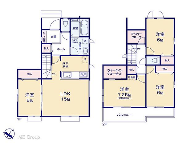 ◆B号棟◆～Floor plan～　図面と異なる場合は現況を優先