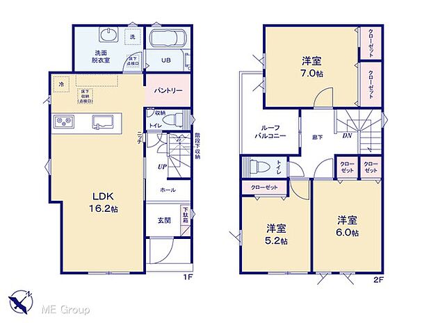 ◆1号棟◆~Floor plan~ 図面と異なる場合は現況を優先