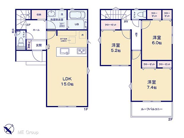 ◆2号棟◆~Floor plan~ 図面と異なる場合は現況を優先