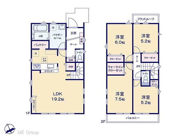 ◆2号棟◆～Floor plan～　図面と異なる場合は現況を優先