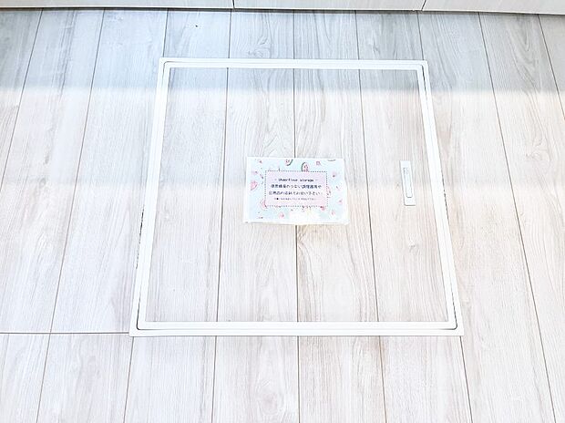 床下収納付き！日用品・非常用品の収納にも大活躍。