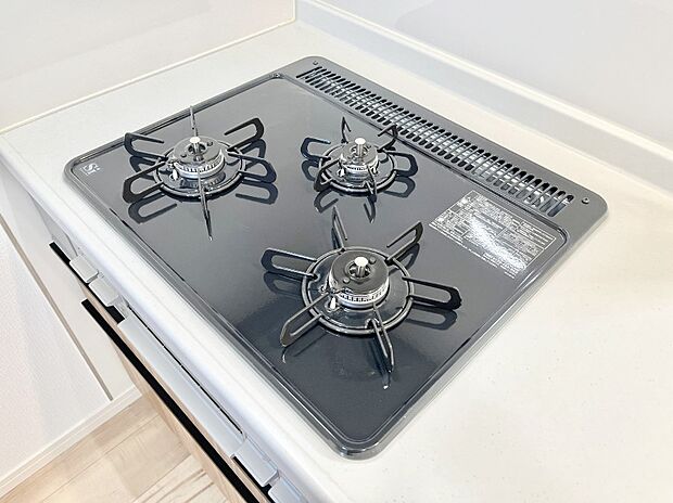 三口ガスコンロでお料理が一気にはかどりそう