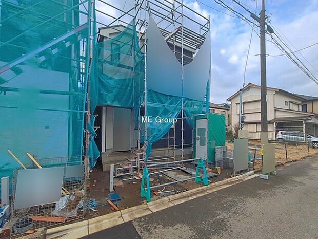 ◆A号棟◆~Exterior~ 閑静な住宅地で子育て家族にピッタリ。毎日のお散歩も快適な緑に恵まれたエリアで、自然に包まれた穏やかな暮らしを実現するための、ゆとりある住環境が整っています。