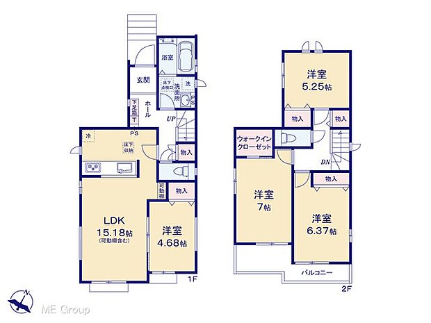 ◆B号棟◆~Floor plan~ 図面と異なる場合は現況を優先