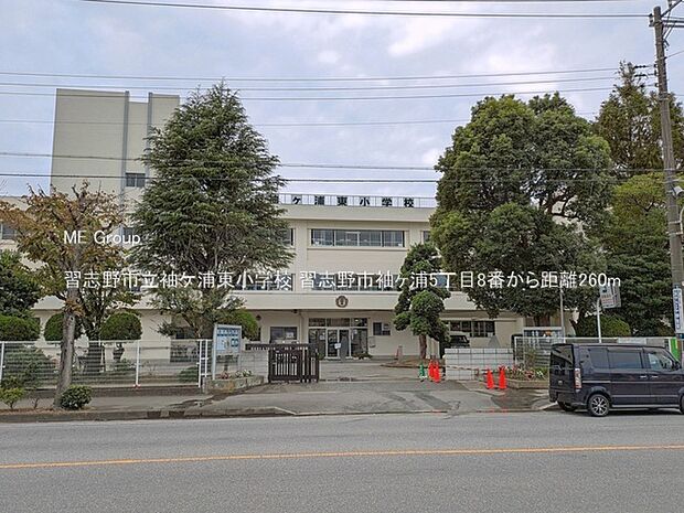 小学校 260m 習志野市立袖ケ浦東小学校