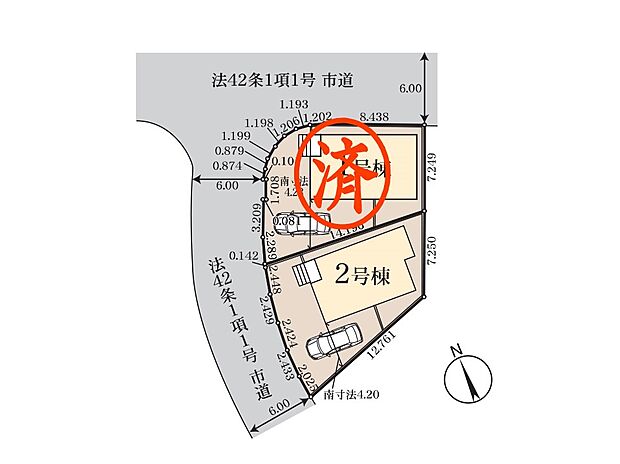 ~Plot map~ 図面と異なる場合は現況を優先致します。